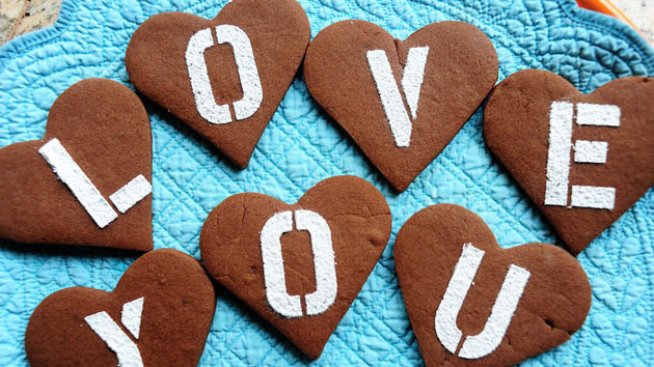 Шоколадови бисквитки за Свети Валентин