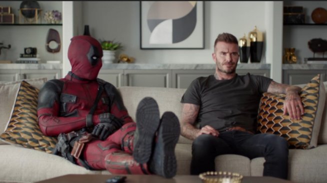 Дедпул на гости на Дейвид Бекъм