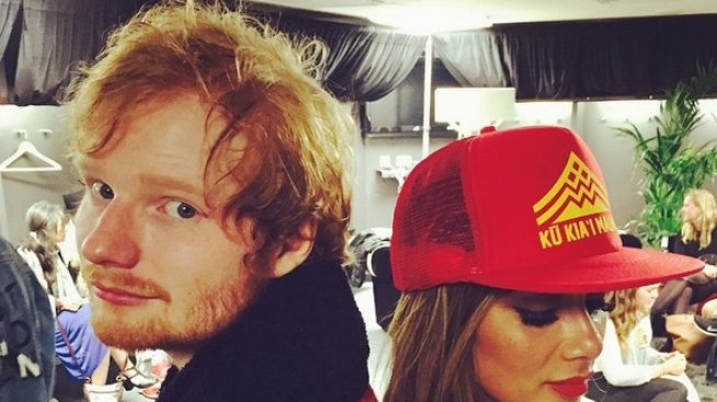 Ед Шийрън представил Никол Шерцингер на родителите си