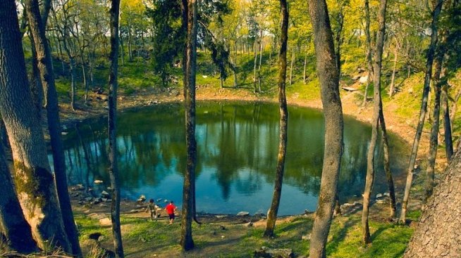 Естонският кратер, издълбан от метеорит