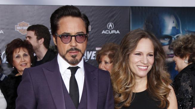 Робърт Дауни Джуниър и съпругата му сияят от щастие