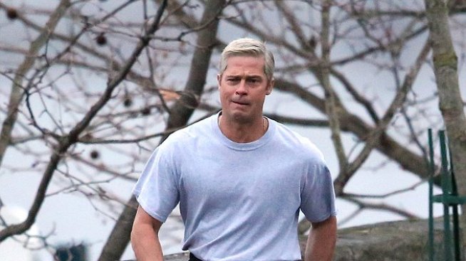 Брад Пит по къси панталонки и сребро в косите