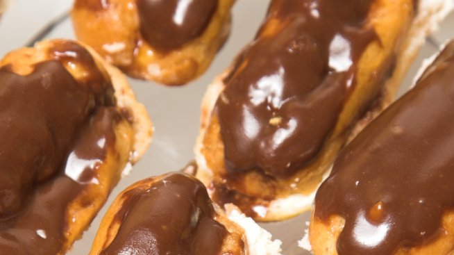 Еклери с шоколадов пълнеж