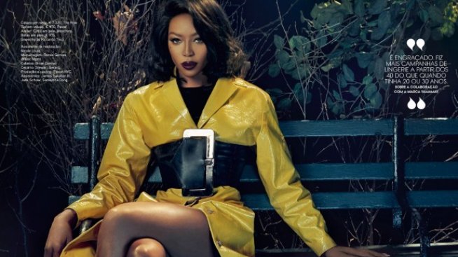 Сексапил в сумрака с Наоми Кембъл