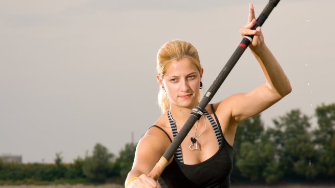 Жени и каяк