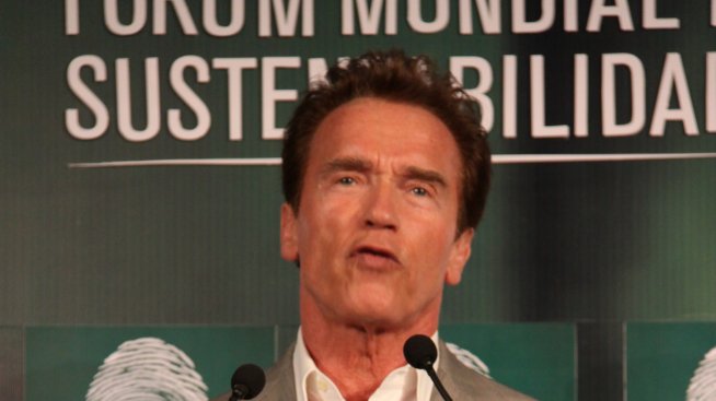 Арни си поръча бронзова статуя с неговия лик