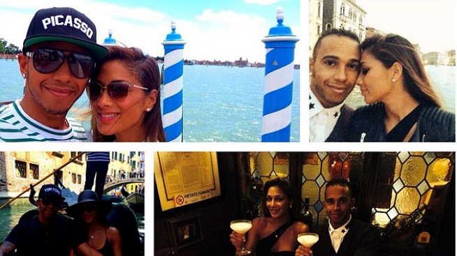 Никол и Люис празнуват годишнина във Венеция