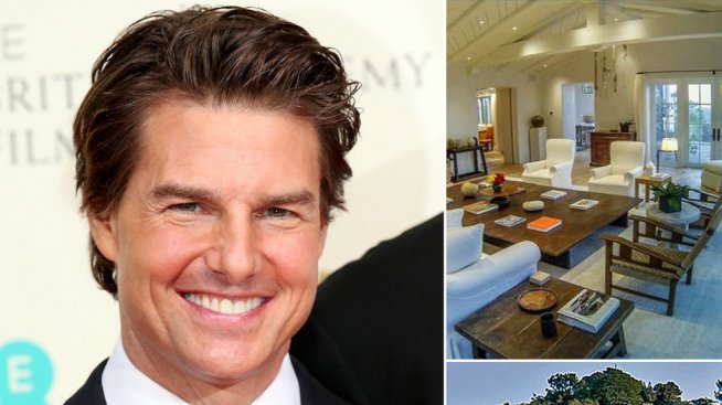 Том Круз живее „на ръба“ на Холивуд Хилс