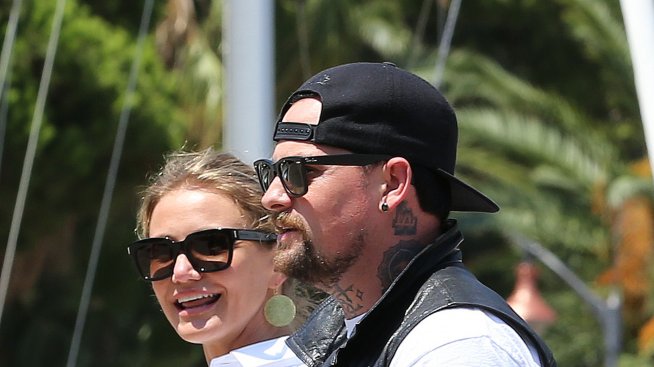 Камерън Диас и Бенджи Мадън с меден месец в САЩ