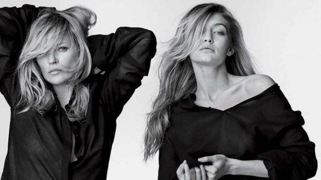 Магията се случи: Кейт Мос и Джиджи Хадид заедно