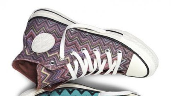 Спортните обувки на Missoni и Converse