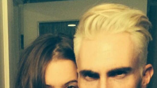 Адам Лавин стана блондин