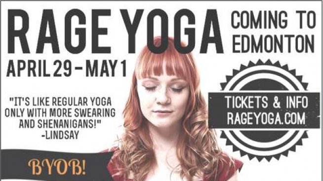 Йога в бар с ругатни и бира снема напрежението