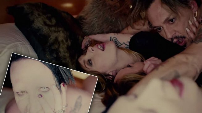 Джони Деп в оргия с Мерилин Менсън?! (ВИДЕО)