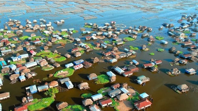 Ганвие – селото във водата