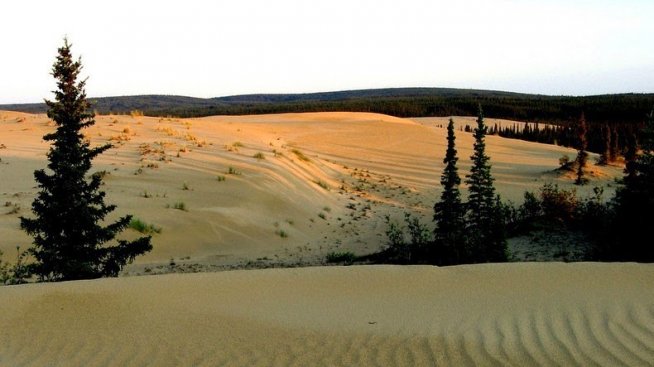 Невероятните пясъчни дюни в Аляска