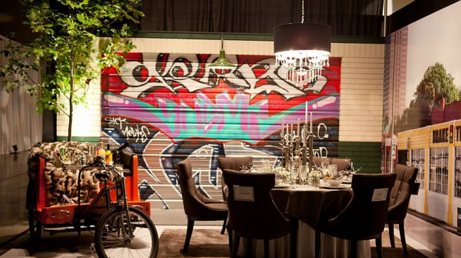 Графити в интериора. Защо не?