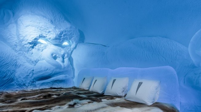 Внушителен леден хотел отвори врати в Швеция