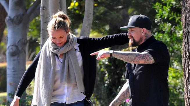 За Камерън Диас и Бенджи Мадън меденият месец продължава