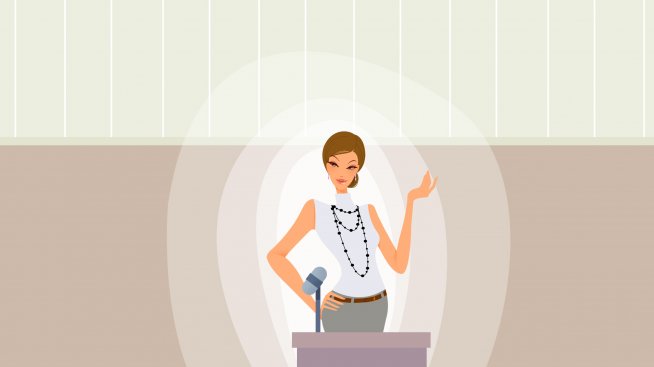 Жените не се страхуват от остаряването, а от говоренето пред публика