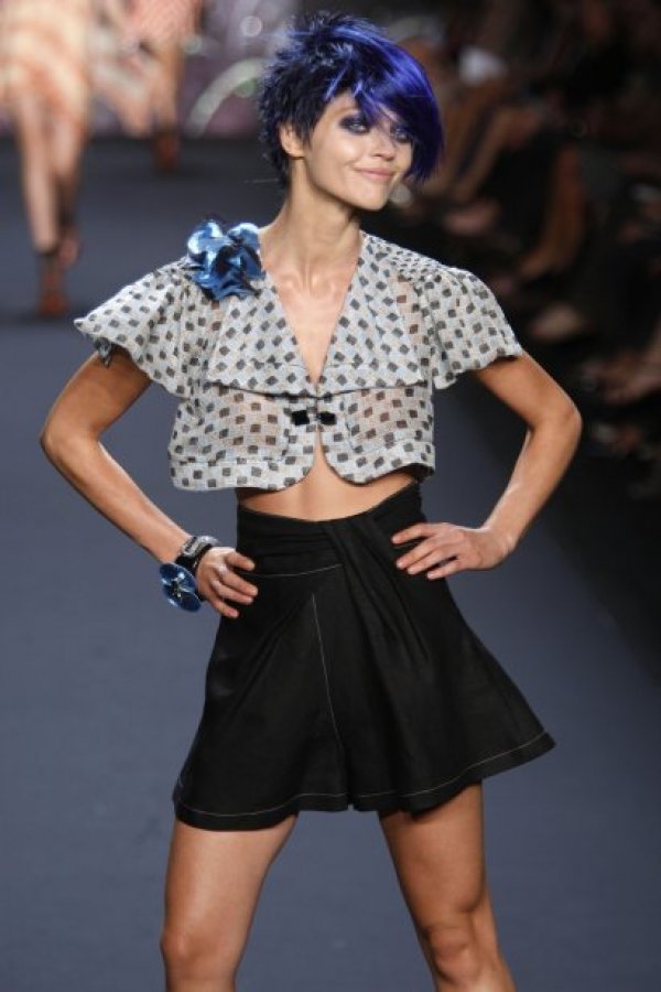 Понякога е екстравагантна... (Anna Sui пролет 2008, Ню Йорк)