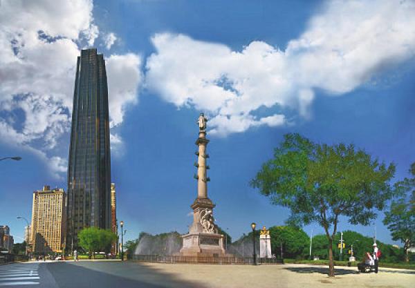 Columbus Circle Fountain