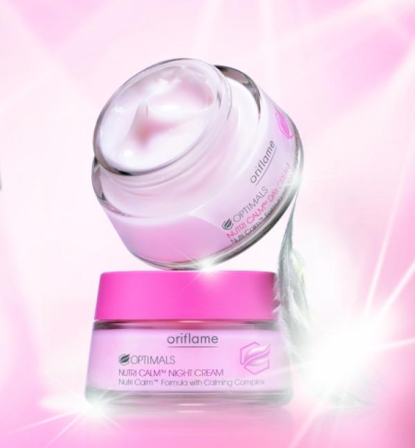 Optimals NutriCalm на OriflameПодхранва и защитава кожата през целия ден.
