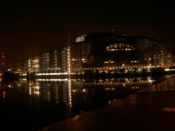 Европейският парламент през нощтаСнимка: sxc