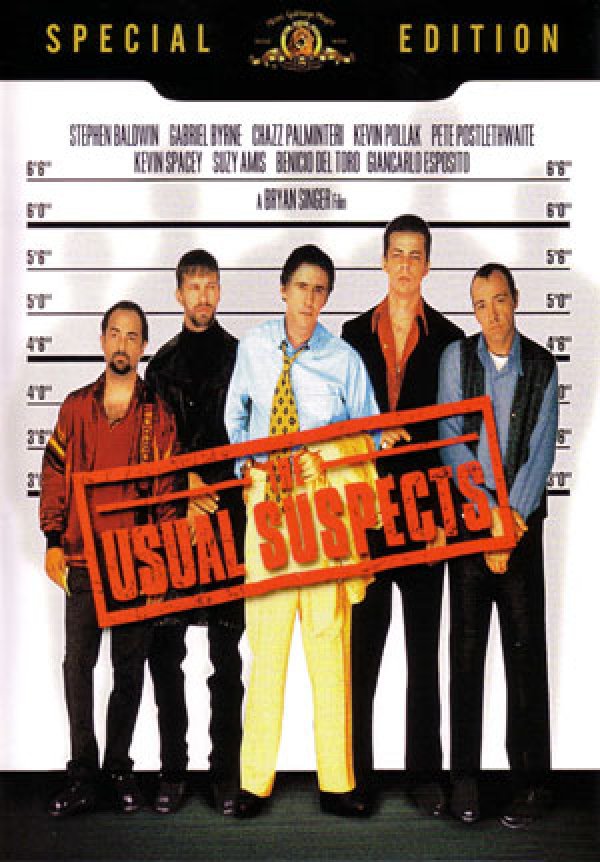 Тhe Usual Suspects (1995)"Обичайните заподозрени"Нямаше как да не го включим. Страхотен актьорски състав,