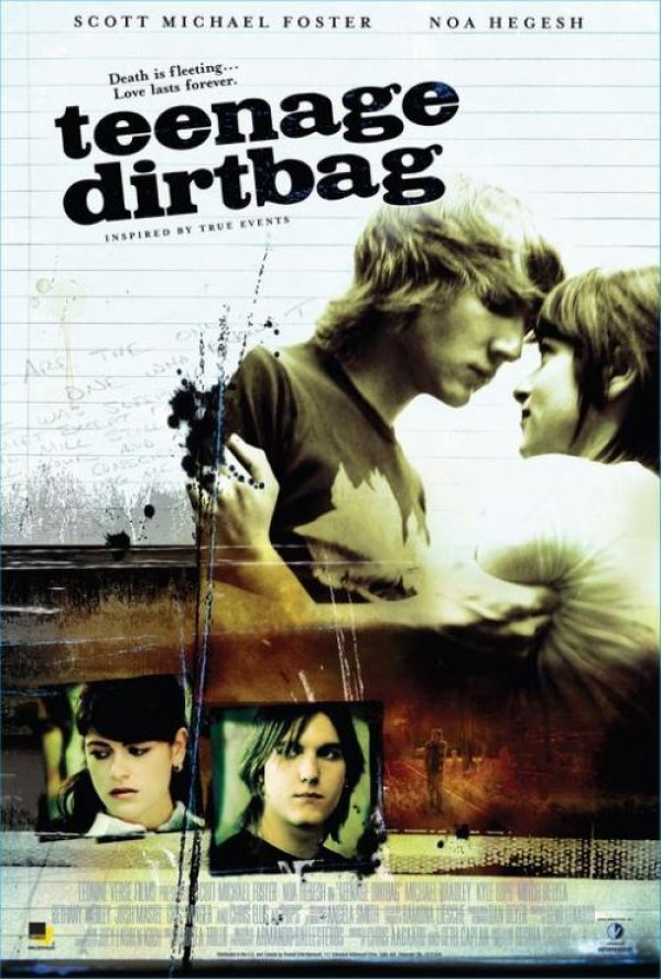 Постерът на Teenage Dirtbag. До него е израелската актриса Ноа ХегешСнимка: AMY