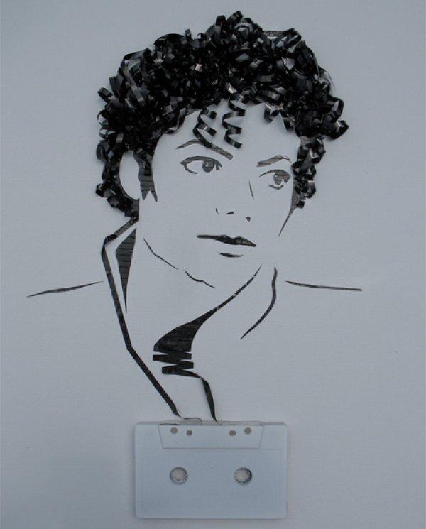 Тези необикновени портрети са дело на Ерика Айрис Симънс.Майкъл Джексън.