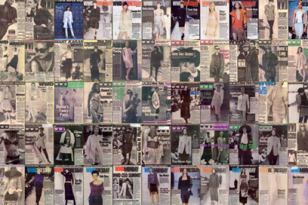 Кориците на Women's Wear Daily през годините.