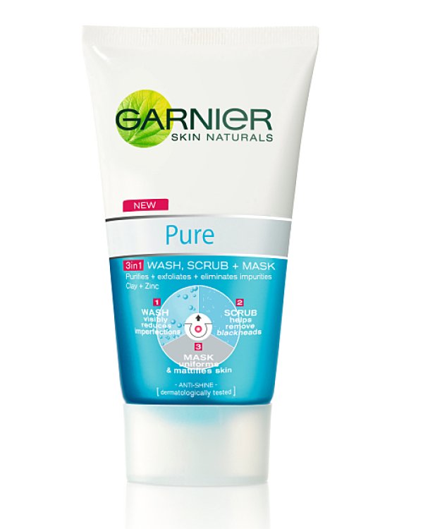 &nbsp;Garnier Pure чиста кожа 3 в 1