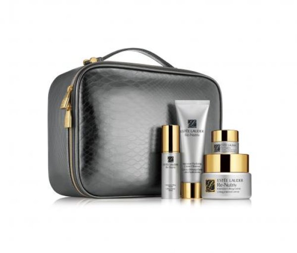 Крем за лице Re-Nutriv Intensive Lift 50ml * серум за     лице Re-Nutriv Intensive Lift 15ml * крем за очи Re-Nutriv Intensive     Lift 5ml * почистващ крем Re-Nutriv Intensive 30ml - 330 лв.
