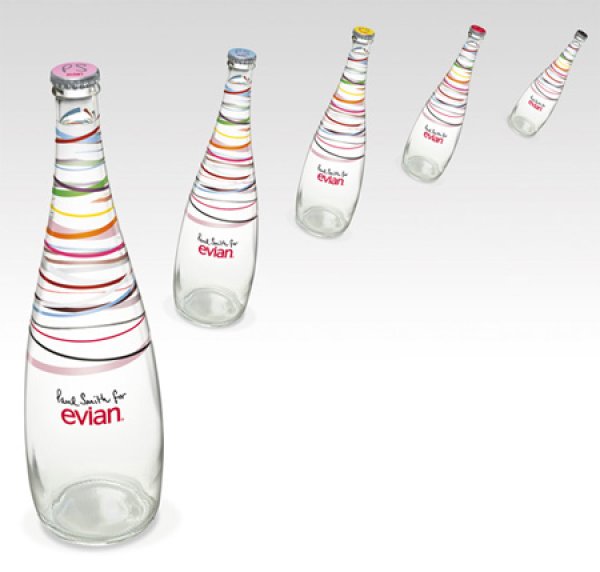 Бутилка на Evian от Пол Смит.
