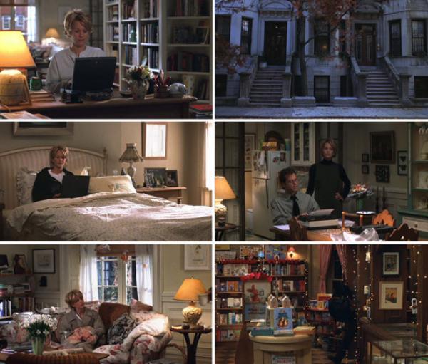 Снимка: аpartmenttherapy.com „Имате поща” (You’ve Got Mail - 1998) Участието на Горен Уестсайд (Upper West Side) във филма е толкова значимо, колкото това на главните актьори Катлийн Кели и Джо Фокс. А дома на Мег Райън оставя впечатлението, че всеки човек също би могъл да живее много удобно в студио в Ню Йорк. Филмът перфектно улавя първоначалната вълна на онлайн технологиите и електронната поща.