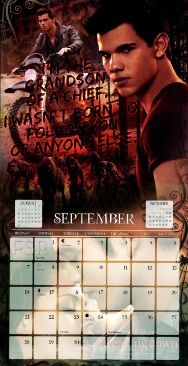 Снимка: Twilight Calendar 2014