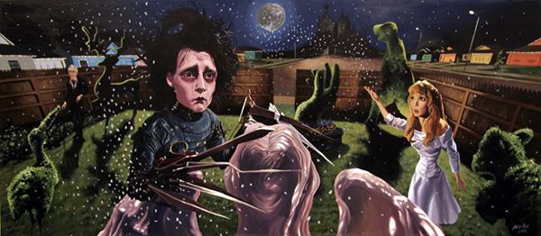 Едуард с ръцете ножици Илюстрация: Justin Reed