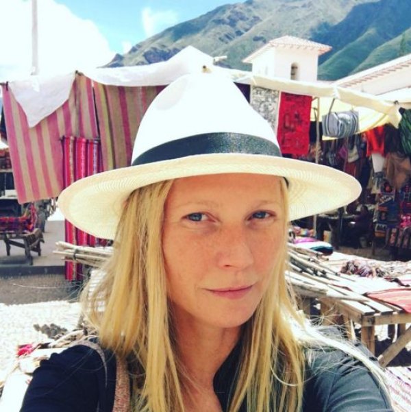 Гуинет Полтроу в Перу; Снимка: Instagram