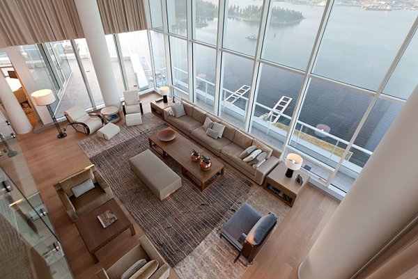 Снимка: homedsgn.comFairmont Penthouse от Robert Bailey Interiors, Ванкувър, Канада