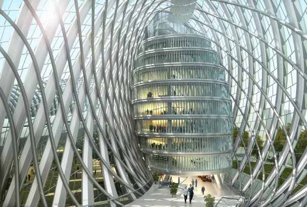 Международен медия център ФЕНИКС от BIAD_UFo Снимка: designboom.com