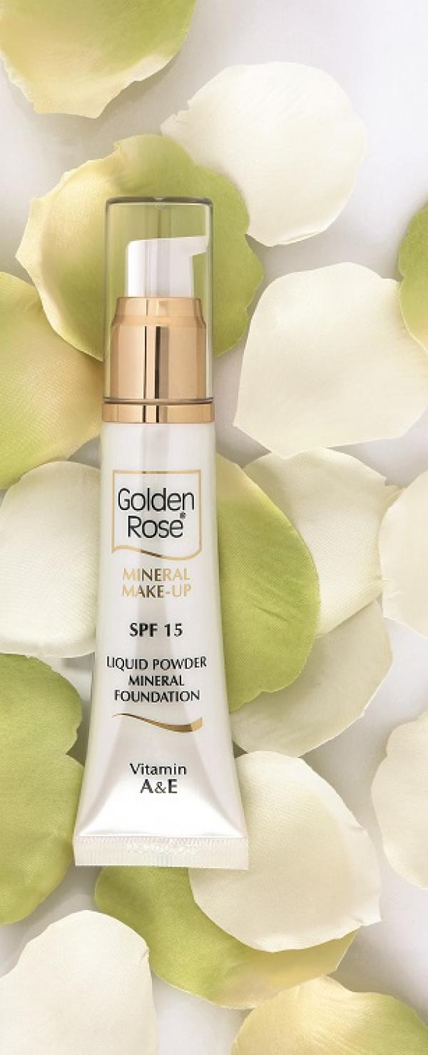 Минерален фон дьо тен Liquid Powder Mineral Foundation (Golden Rose, 12.70 лв.)