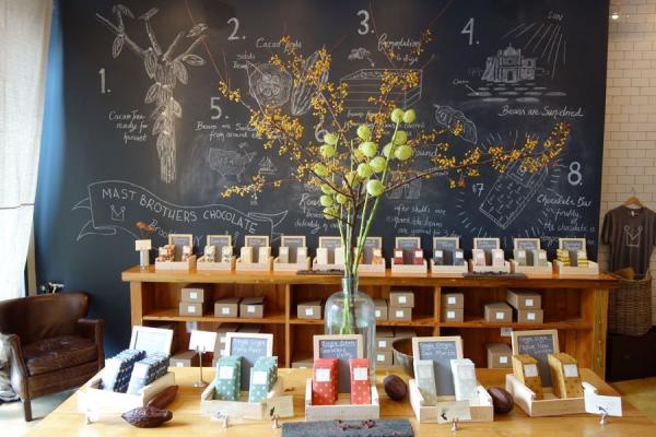 Снимка: architecturaldigest.comМагазин "MAST BROTHERS" в Бруклин, Ню Йорк