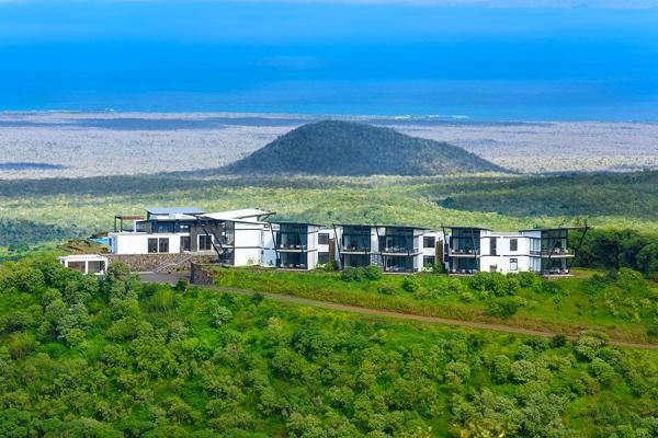 "Pikaia Lodge" на остров Санта Крус в Галапагос;  Снимка: architecturaldigest.com