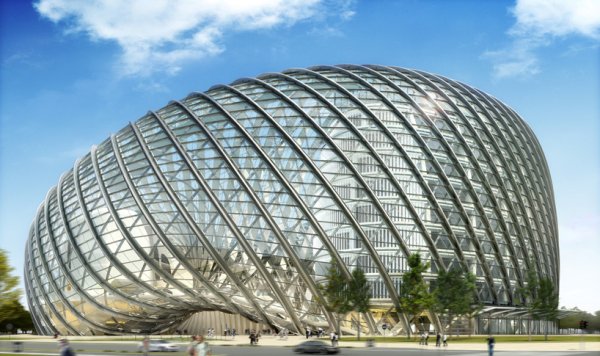 Международен медия център ФЕНИКС от BIAD_UFo Снимка: designboom.com