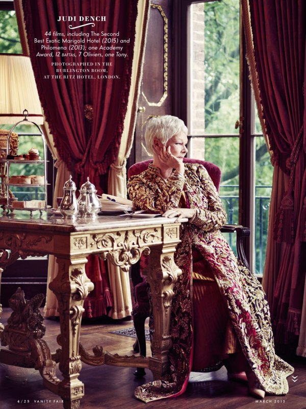 Джуди Денч; Снимка: сп. Vanity Fair