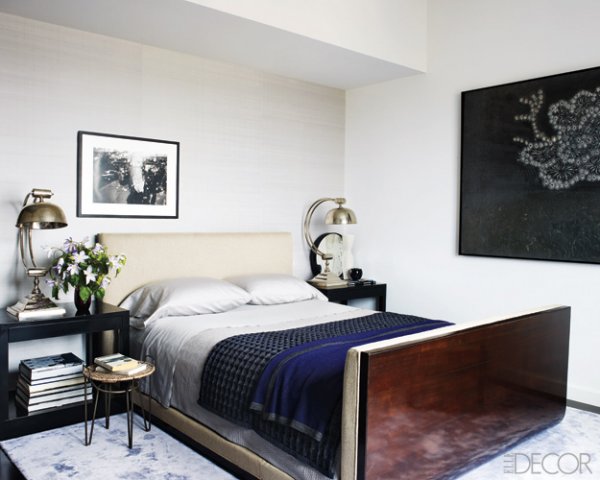 Спалнята на Хилари Суонк; Снимка: elledecor.com