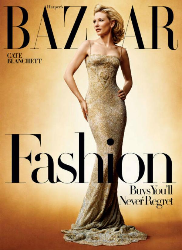 Кейт Бланшет през 2005 г.;  Снимка: сп.Harper’s Bazaar, САЩ