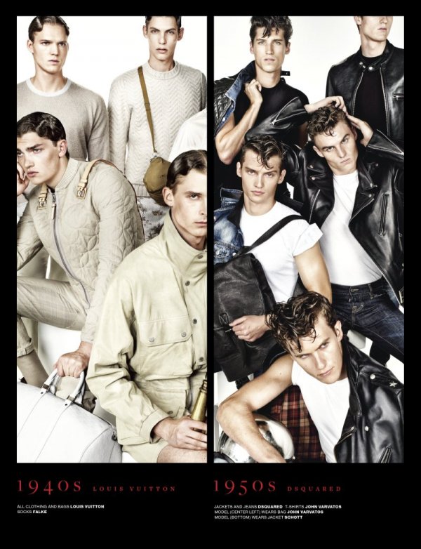 Мъжете през 40-те и 50-те...Снимка: Vman