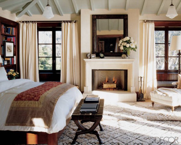 Спалнята на Синди Крауфорд; Снимка: elledecor.com